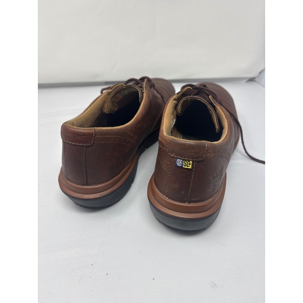 Timberland PRO Mens A1K0V Brown Leather Safety Toe Work Shoes Size 14M SD+ - Picture 7 of 7
